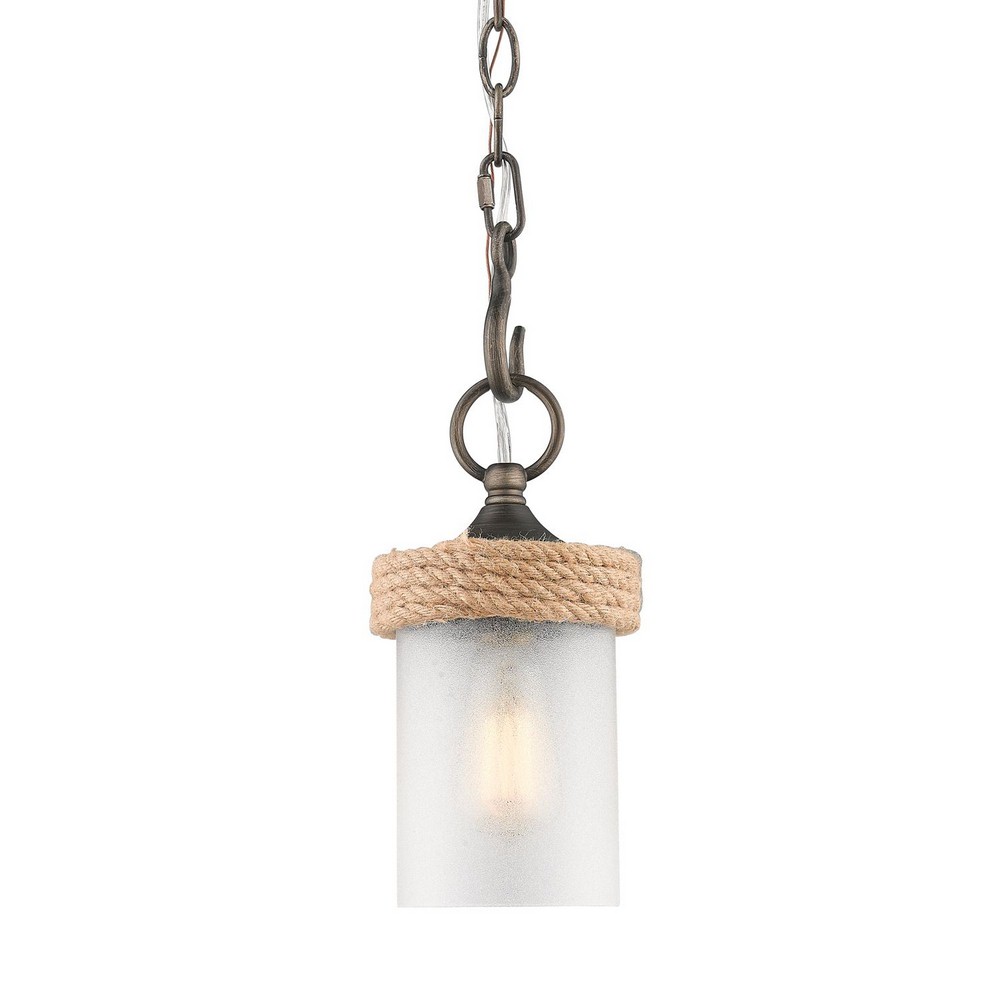 Golden Lighting-1048-M1L GMT-CS-Chatham - 1 Light Mini Pendant   Chatham - 1 Light Mini Pendant